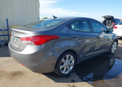 2012 Hyundai Elantra Limited from USA, damaged, VIN 5NPDH4AE6CH131100